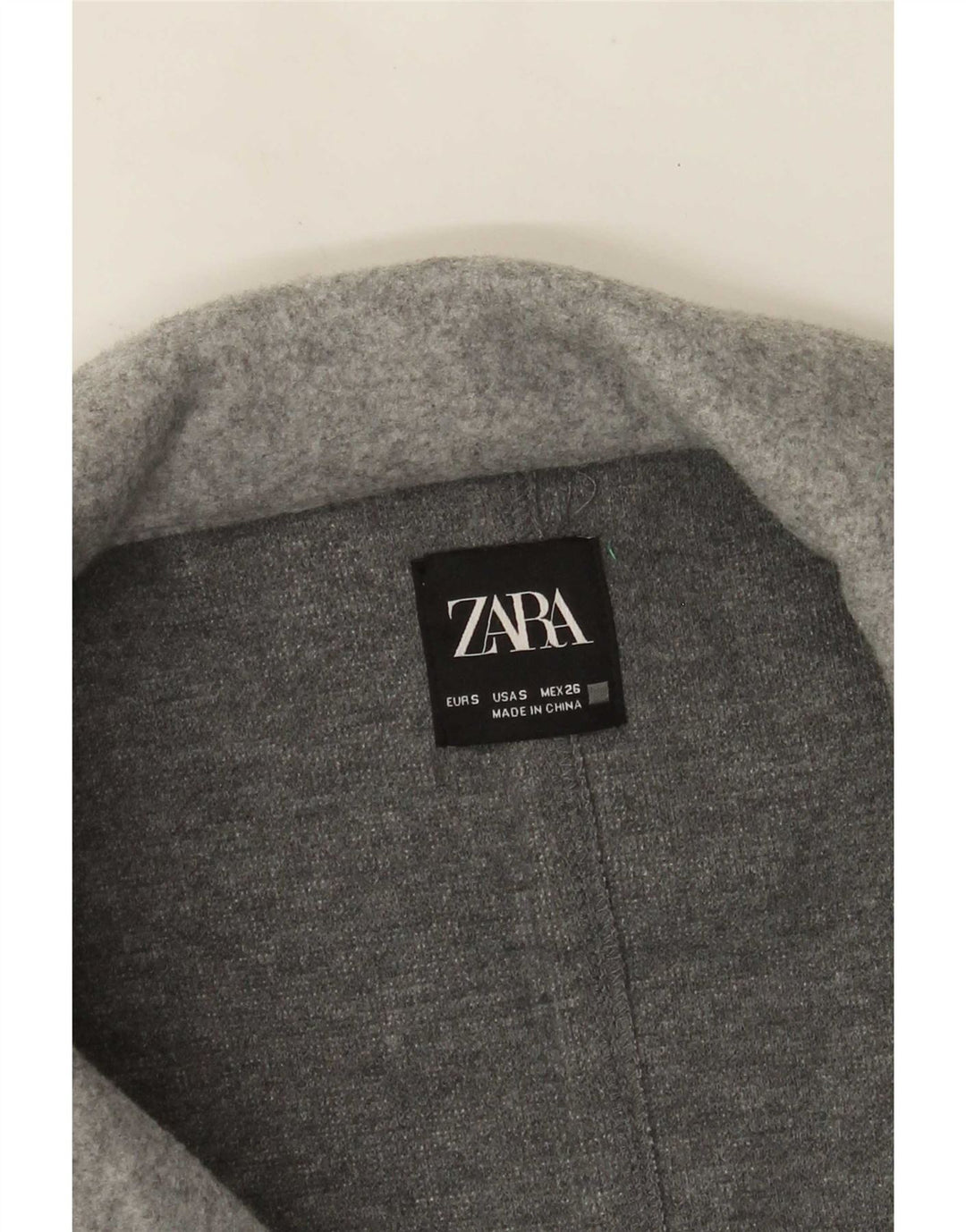 Cappotto aperto da donna Zara UK 10 piccolo grigio