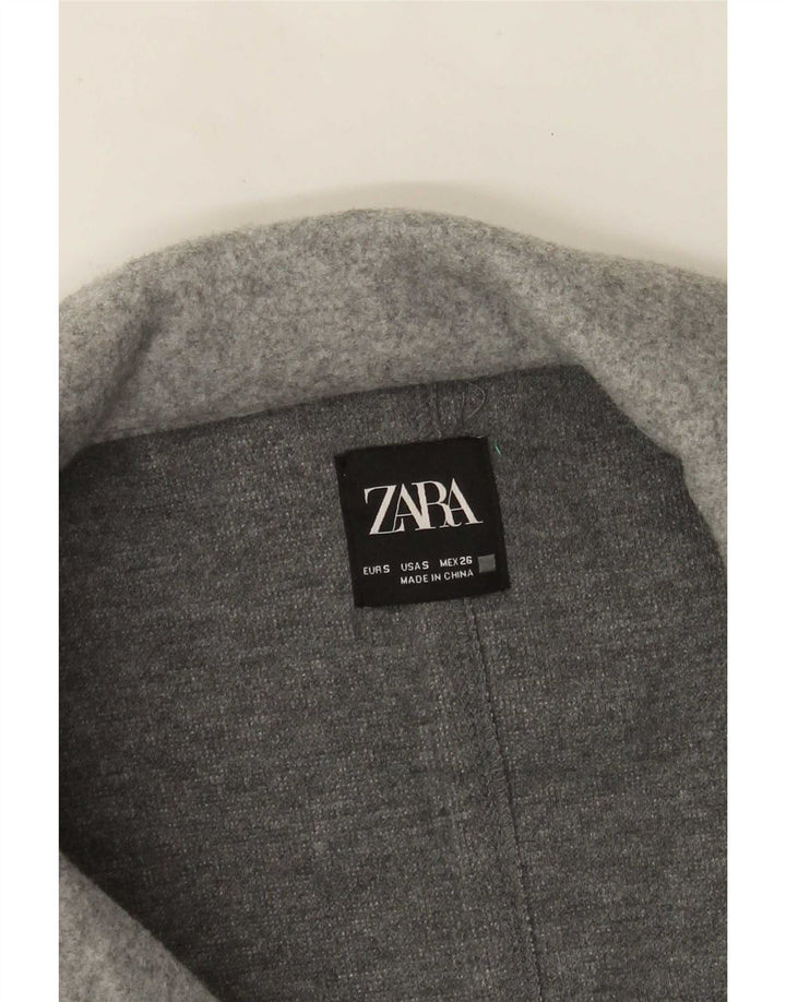 Cappotto aperto da donna Zara UK 10 piccolo grigio