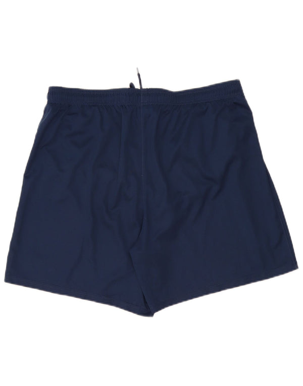 Pantaloncini sportivi NIKE Dri Fit da uomo, grandi, in poliestere blu navy