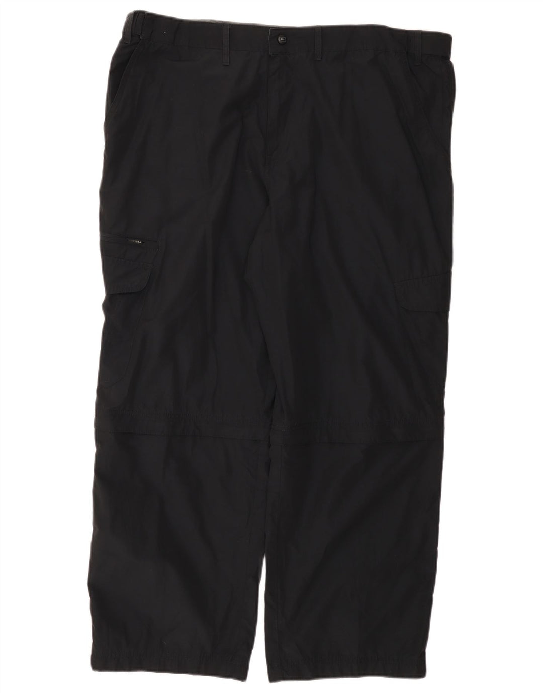 Pantaloni cargo dritti da uomo Marks & Spencer W42 L29 neri in poliammide