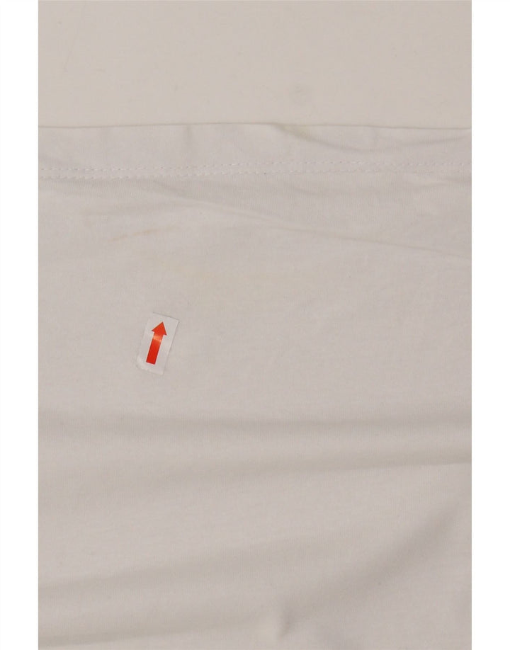 JACK & JONES T-shirt grafica da uomo 2XL bianca in cotone