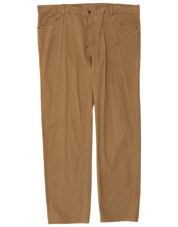 Pantaloni casual dritti da uomo Marlboro Classics W44 L34 Cotone beige