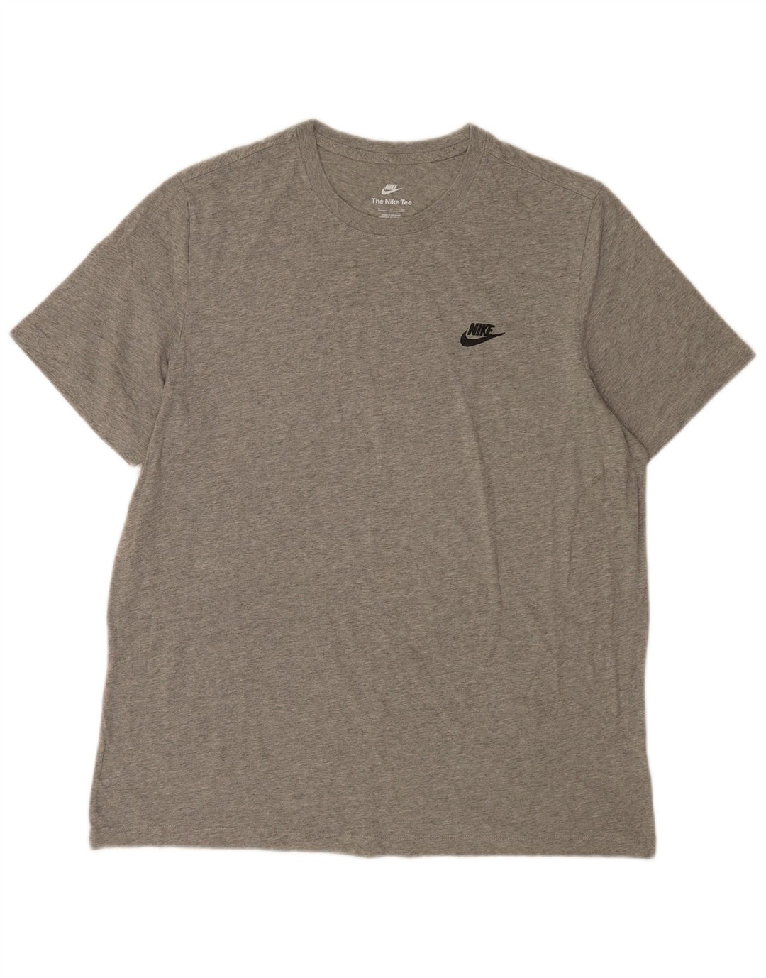 T-shirt da uomo Nike Top XL in cotone chiazzato grigio