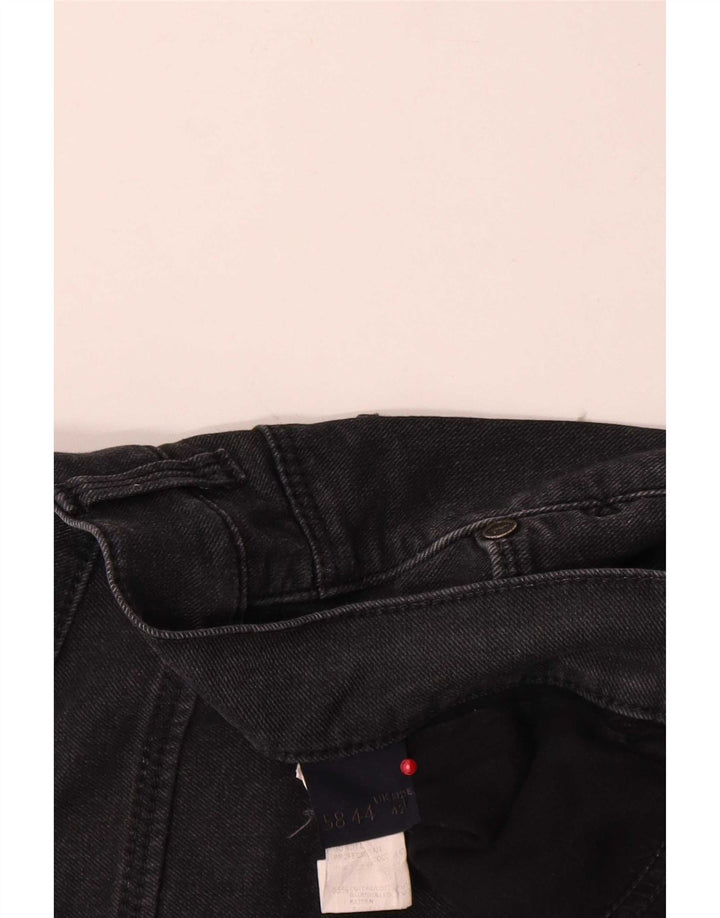 Jeans Slim Uomo Trussardi W42 L35 Cotone Nero