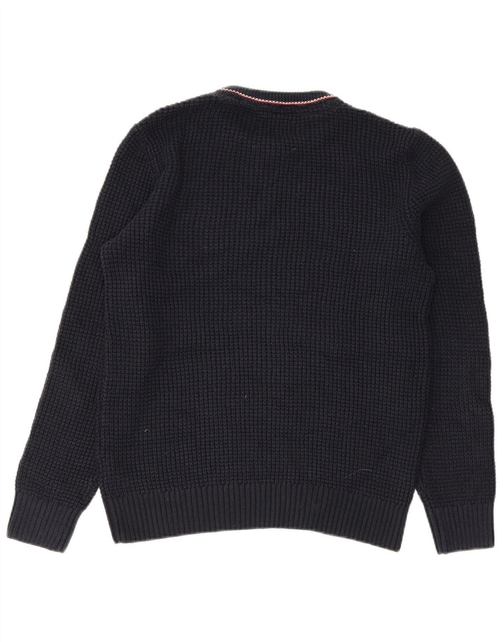 Maglione maglione girocollo da uomo Jack & Jones medio acrilico blu navy