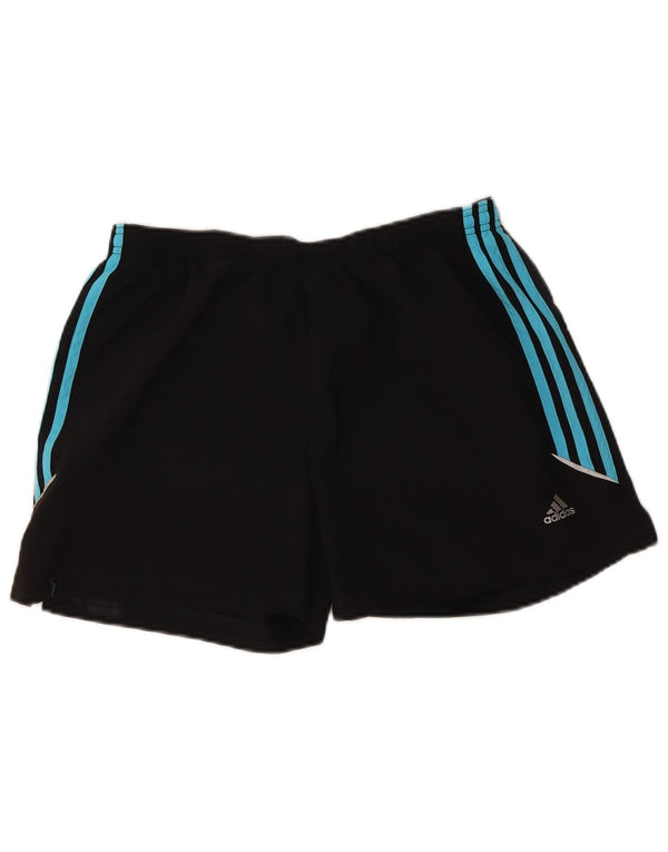 Pantaloncini sportivi Adidas Clima 365 da donna UK 12 medio poliestere nero