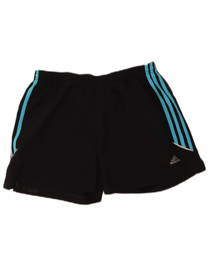 Pantaloncini sportivi Adidas Clima 365 da donna UK 12 medio poliestere nero