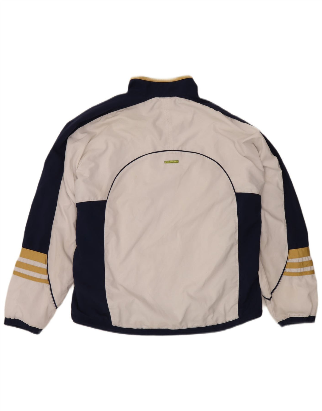 Giacca da tuta da donna Adidas UK 14 Large White Colourblock