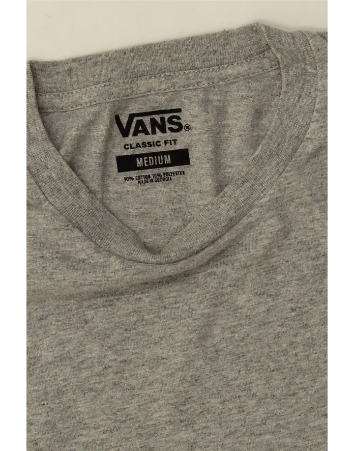 Maglietta da uomo Vans Classic Fit in cotone grigio medio