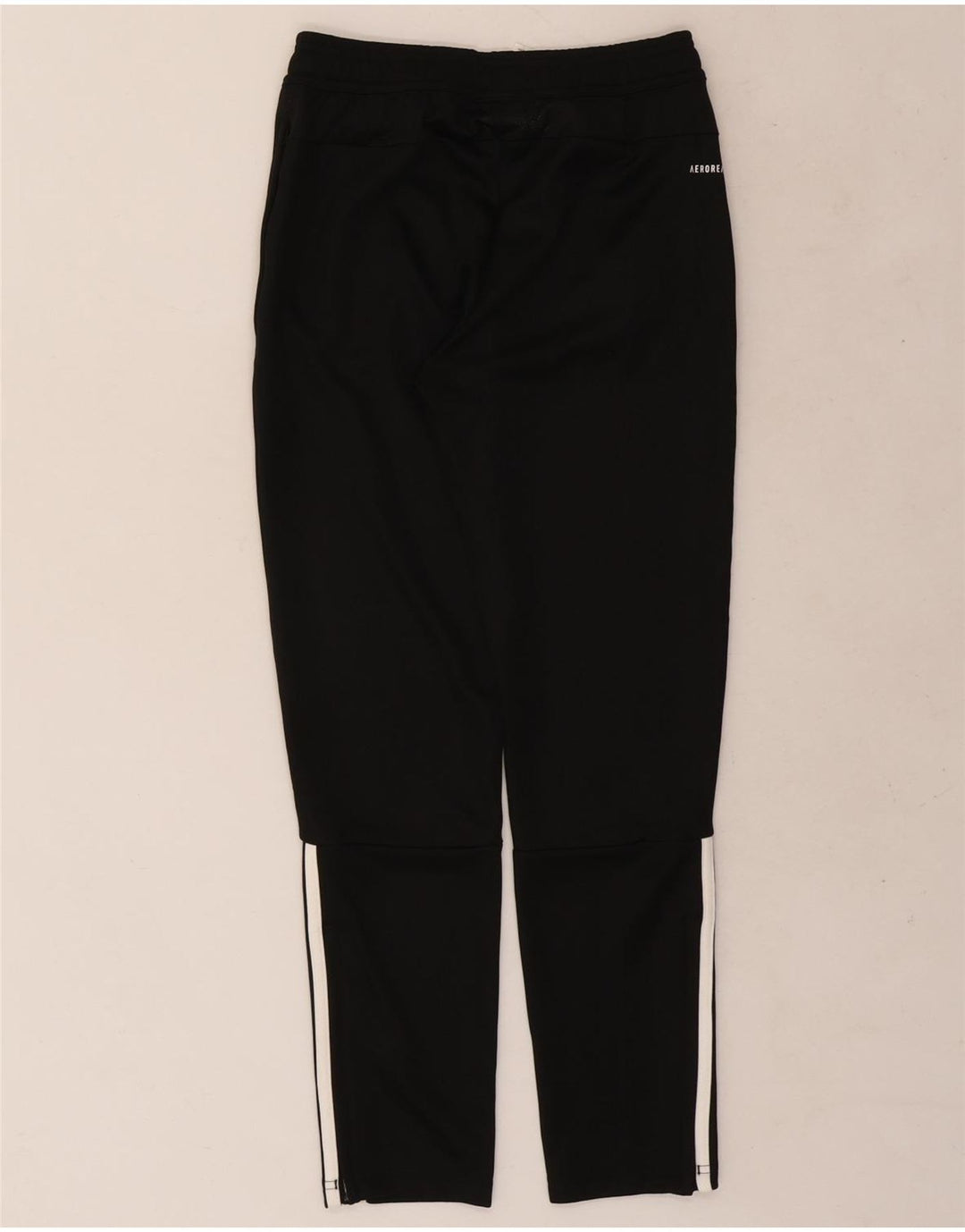 Pantaloni della tuta Adidas Aeroready da ragazzo 11-12 anni in poliestere nero