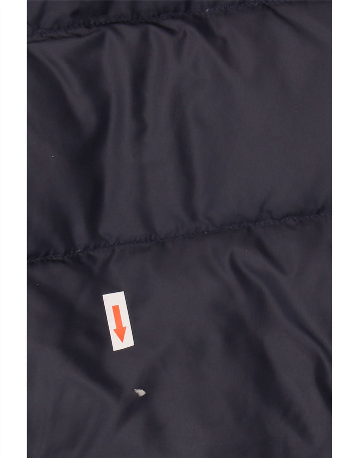 TOMMY HILFIGER Gilet imbottito da uomo UK 40 Large Blu Navy Nylon