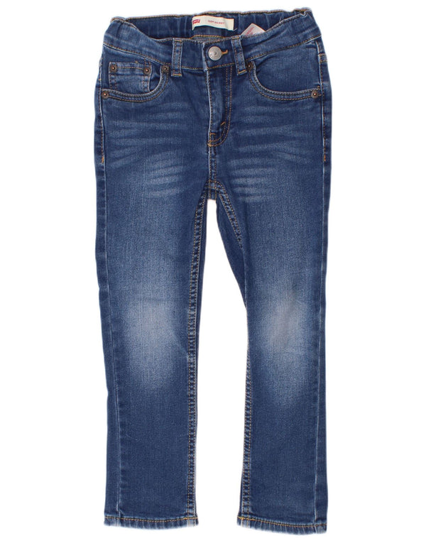 Jeans skinny Levi's per ragazzi 3-4 anni W22 L17 cotone blu