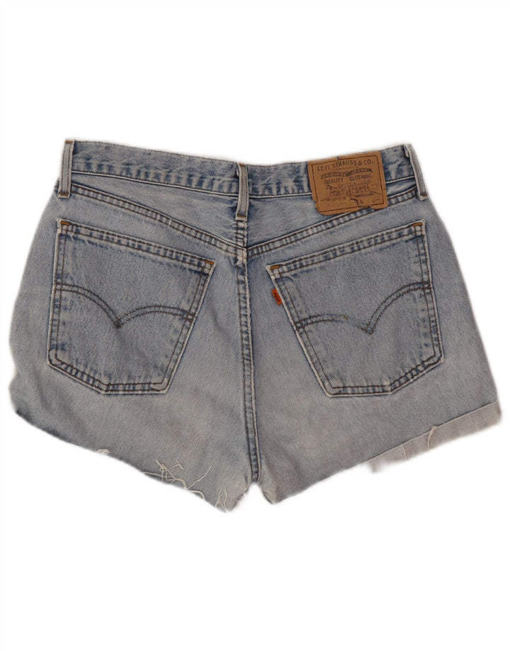 Pantaloncini di jeans da donna Levi's W33 Large in cotone blu