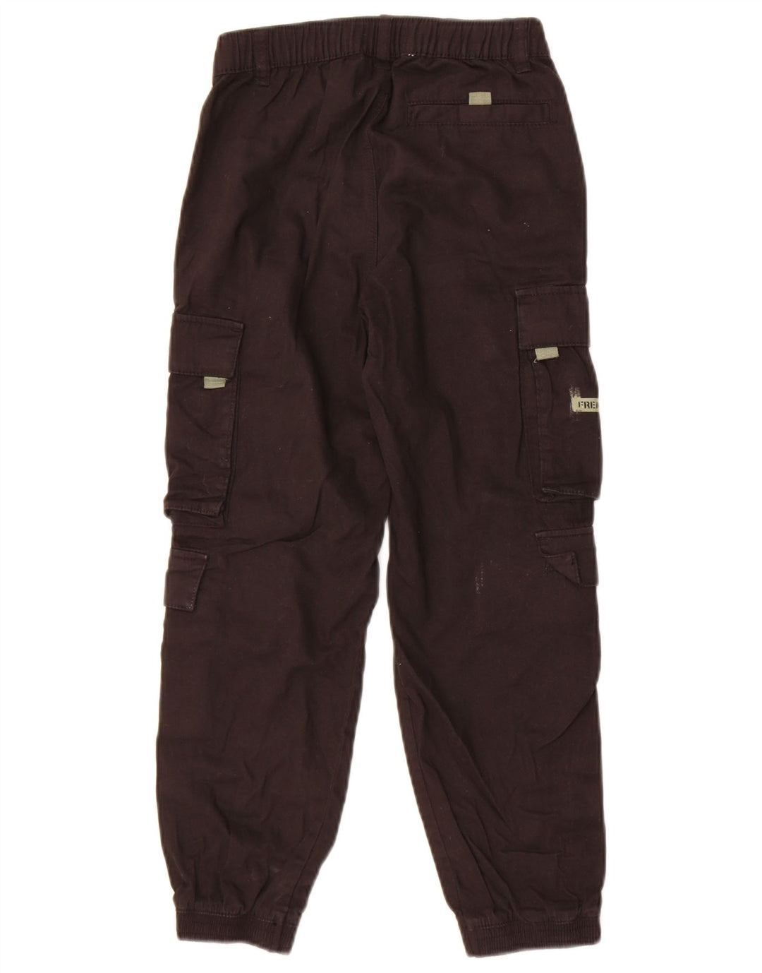 Pantaloni cargo grafici da ragazzo French Connection 9-10 anni W24 L23 neri