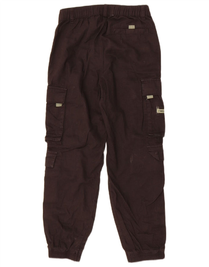 Pantaloni cargo grafici da ragazzo French Connection 9-10 anni W24 L23 neri