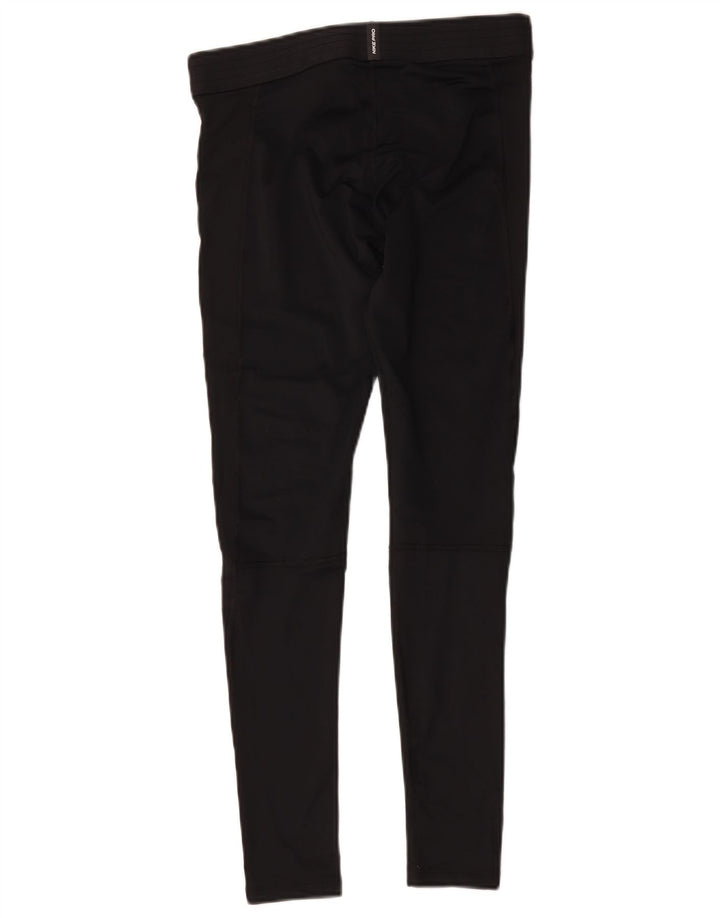 Leggings grafici Nike Dri Fit da uomo in poliestere nero medio
