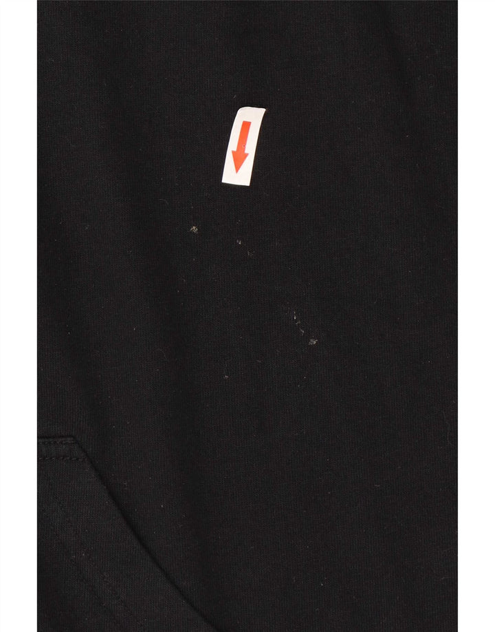 Maglione con cappuccio e zip vestibilità regolare da donna Marks & Spencer UK 16 grande nero