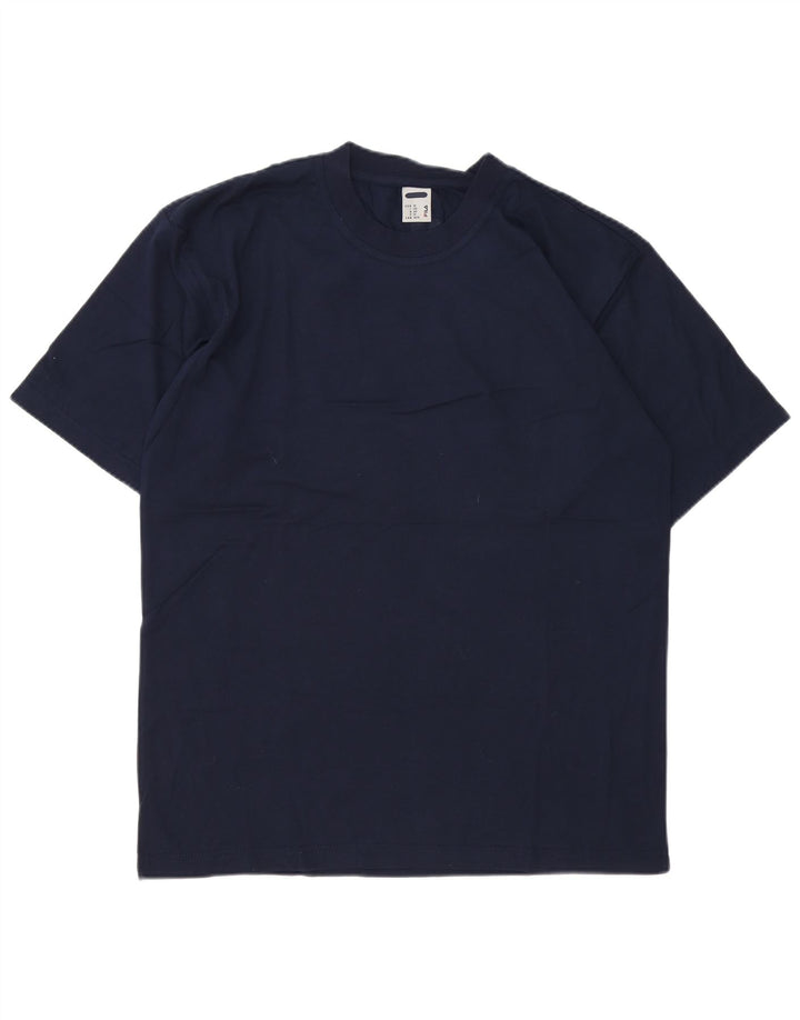 T-shirt grafica da uomo Fila Top in cotone blu navy medio