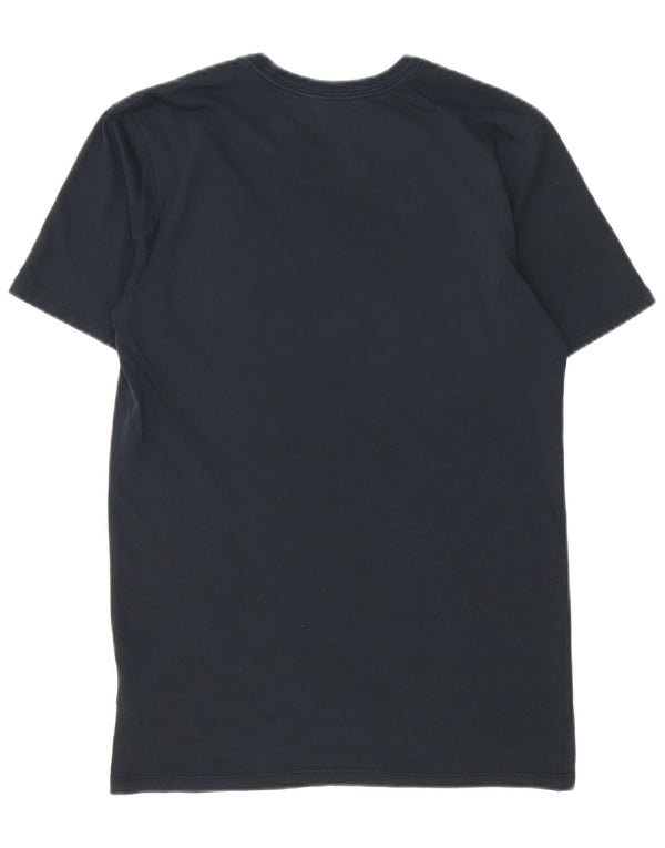 T-shirt grafica Nike da uomo con taglio atletico, piccola, in cotone nero