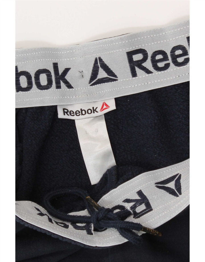 Pantaloni da tuta Reebok da uomo Cargo, pantaloni da jogging, grandi, blu navy