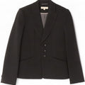 Giacca blazer a 3 bottoni Petite da donna Marks & Spencer UK 8 piccola grigia