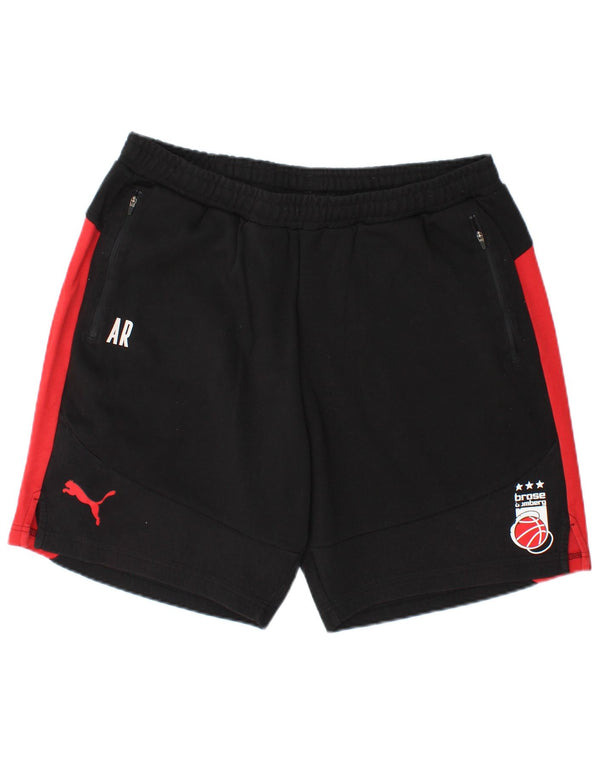 Pantaloncini sportivi grafici da uomo Puma XL color block nero