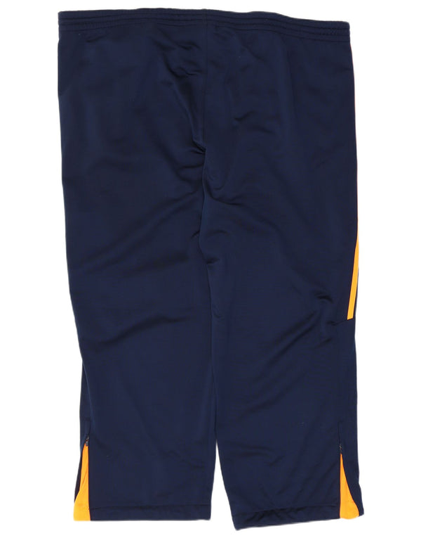 Pantaloni da tuta da uomo Adidas 2XL Poliestere color block blu navy