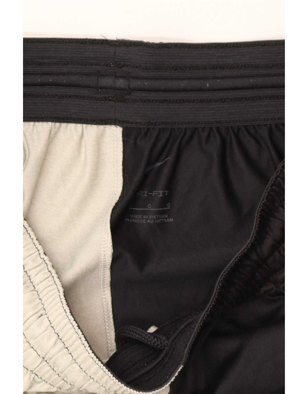 Pantaloncini sportivi Nike Dri Fit Graphic da uomo, grandi, in poliestere color block nero