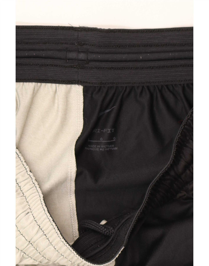 Pantaloncini sportivi Nike Dri Fit Graphic da uomo, grandi, in poliestere color block nero