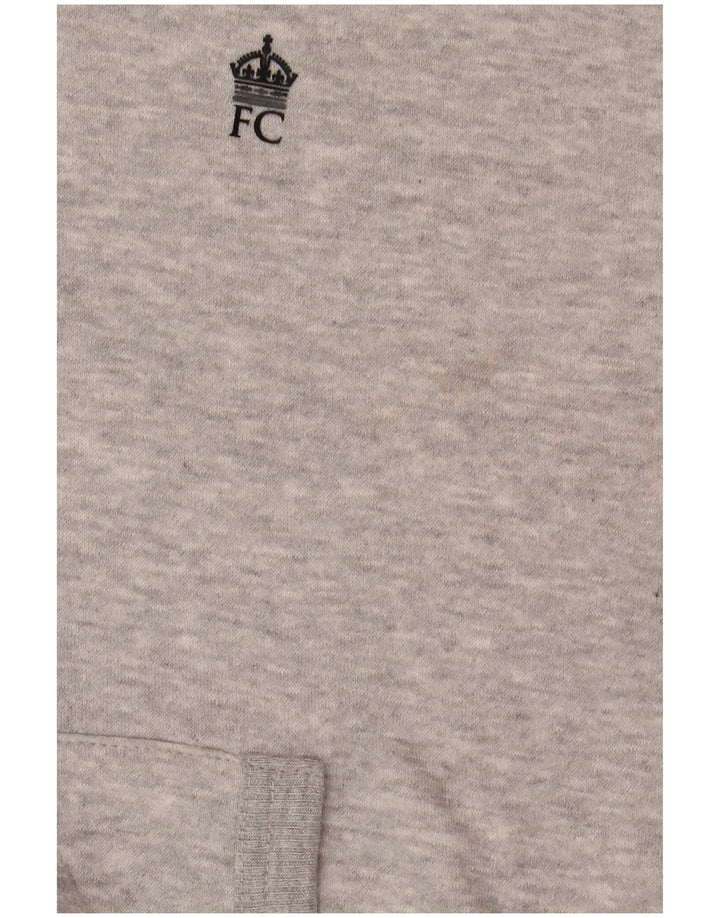 Maglione con cappuccio da uomo French Connection piccolo cotone chiazzato grigio