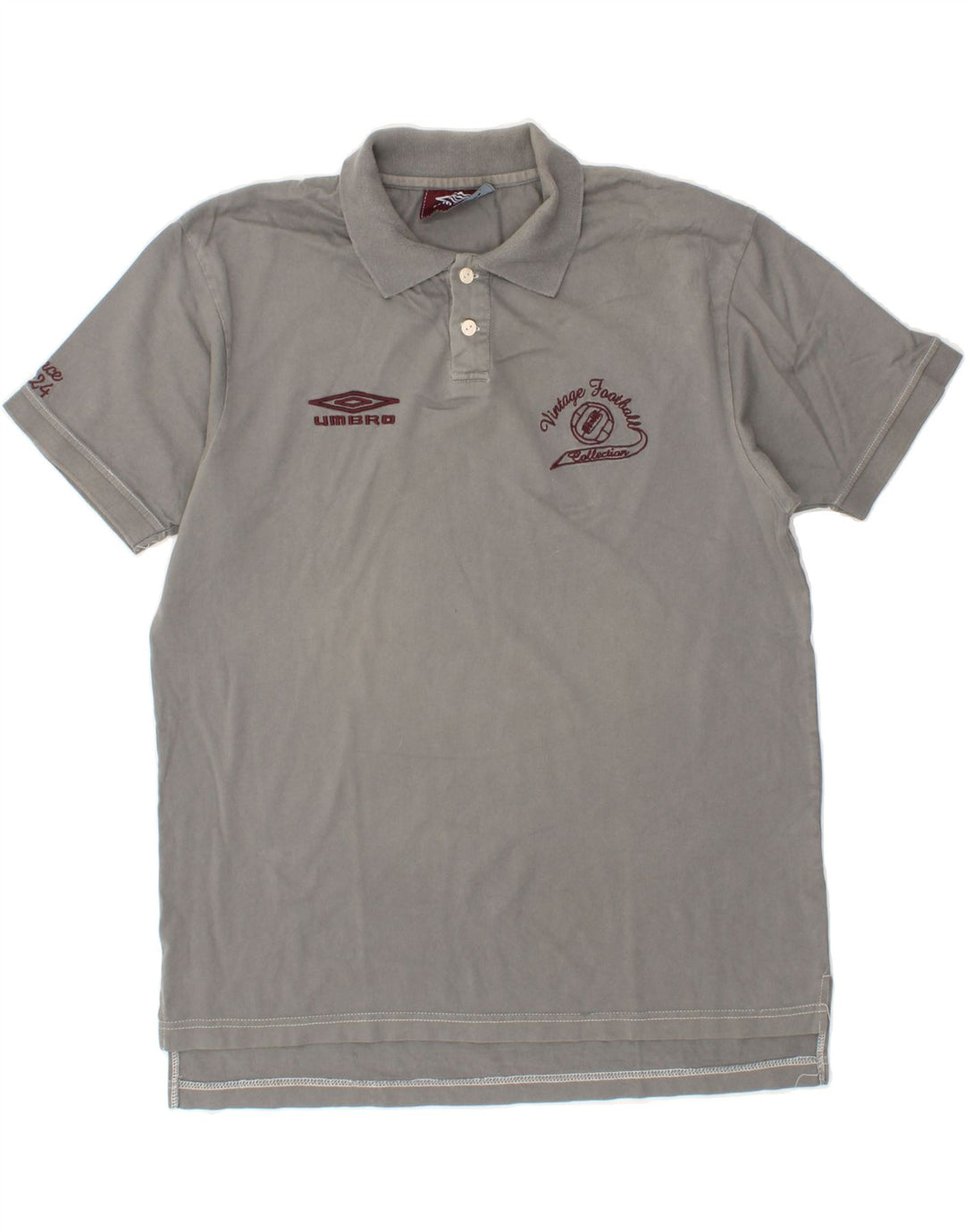 UMBRO Mens Polo Shirt Large Grey Vintage Umbro and Second-Hand Umbro from Messina Hembry 