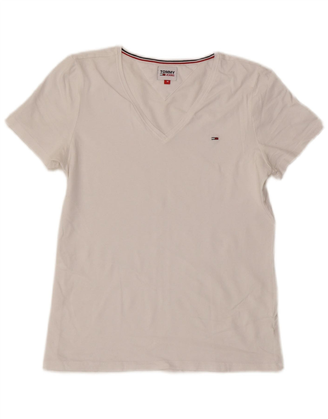 T-shirt da donna Tommy Hilfiger Top UK 12 medio bianco