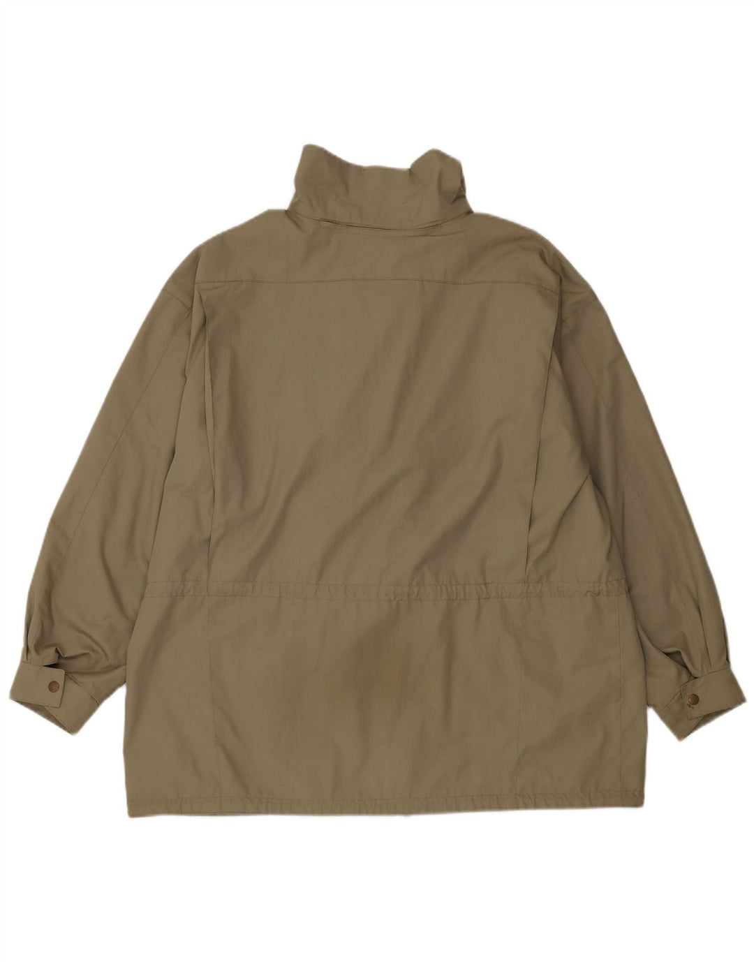 Diolen Giacca antipioggia da donna con vestibilità ampia con cappuccio EU 48 2XL Poliestere kaki