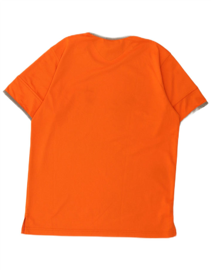 T-shirt da uomo Adidas Top Small arancione in poliestere