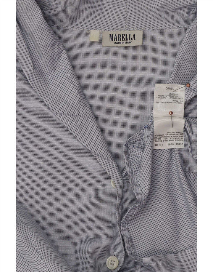 Camicia Donna Marella IT 46 Large Blu Cotone
