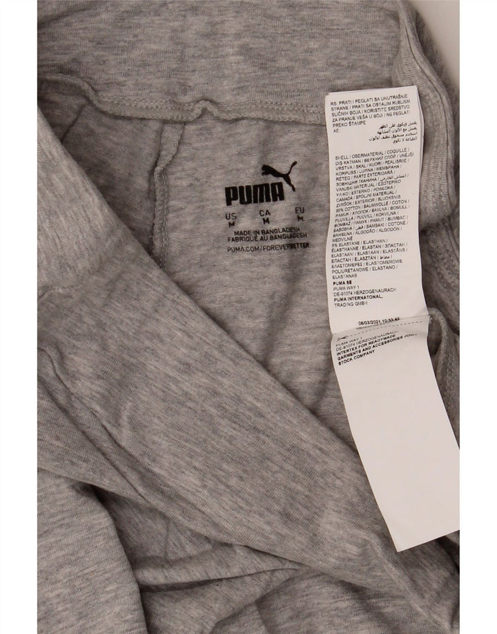 Leggings grafici da donna Puma UK 14 Cotone grigio medio