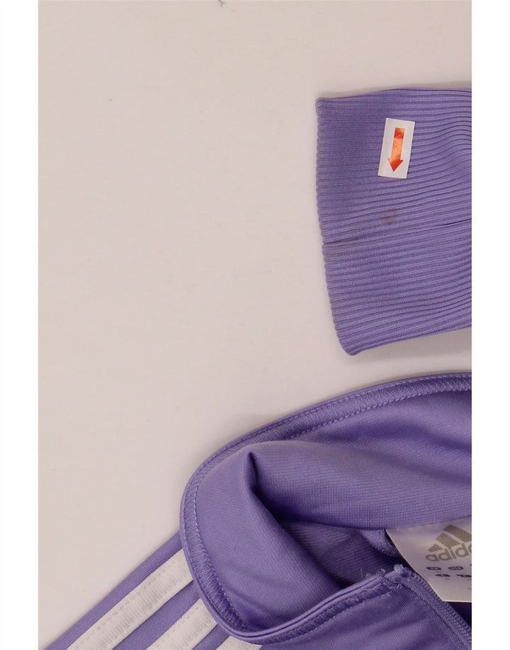 Giacca da tuta da donna ADIDAS UK 12 poliestere viola medio