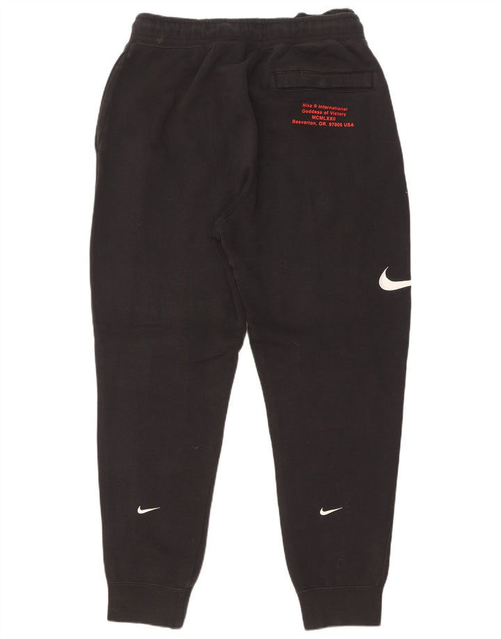 Pantaloni da tuta con grafica Nike da uomo, pantaloni da jogging, cotone medio nero