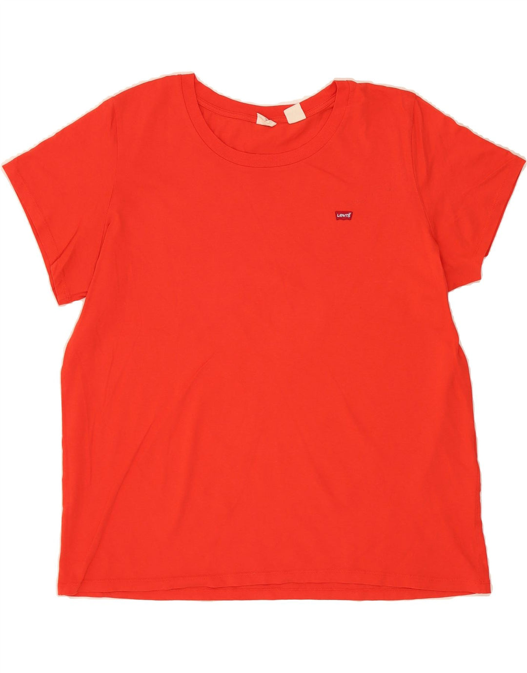 LEVI'S Womens T-Shirt Top UK 20 2XL Red Cotton Vintage Levi's and Second-Hand Levi's from Messina Hembry 