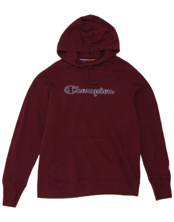Maglione con cappuccio grafico da donna Champion UK 14 Bordeaux medio