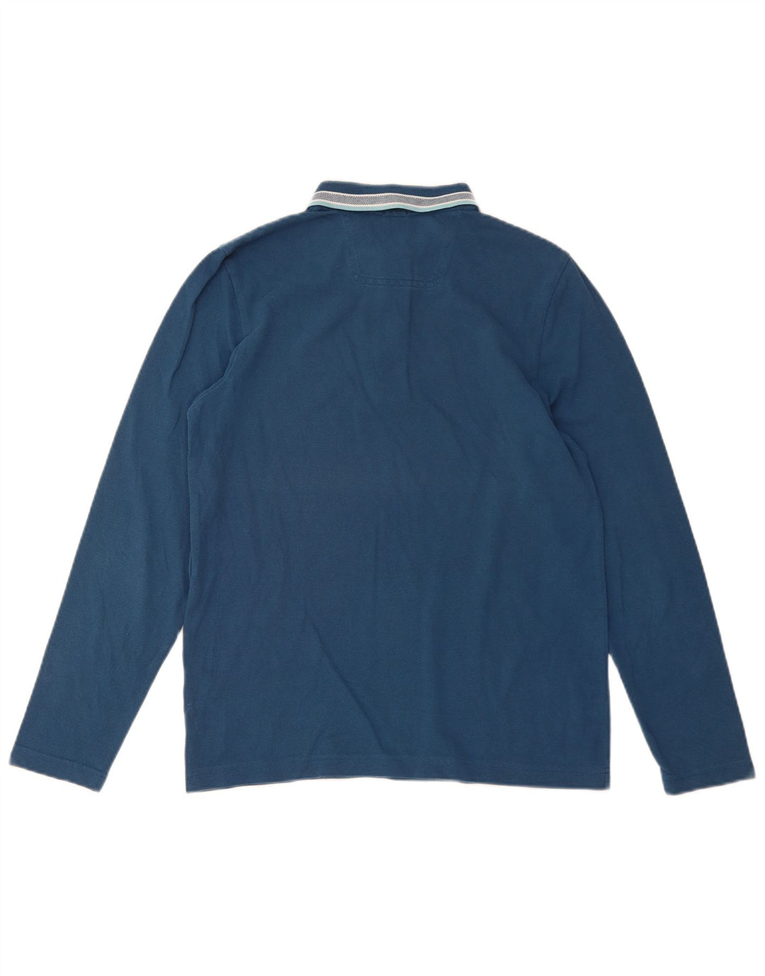 Polo HUGO BOSS da uomo a maniche lunghe vestibilità regolare piccola blu