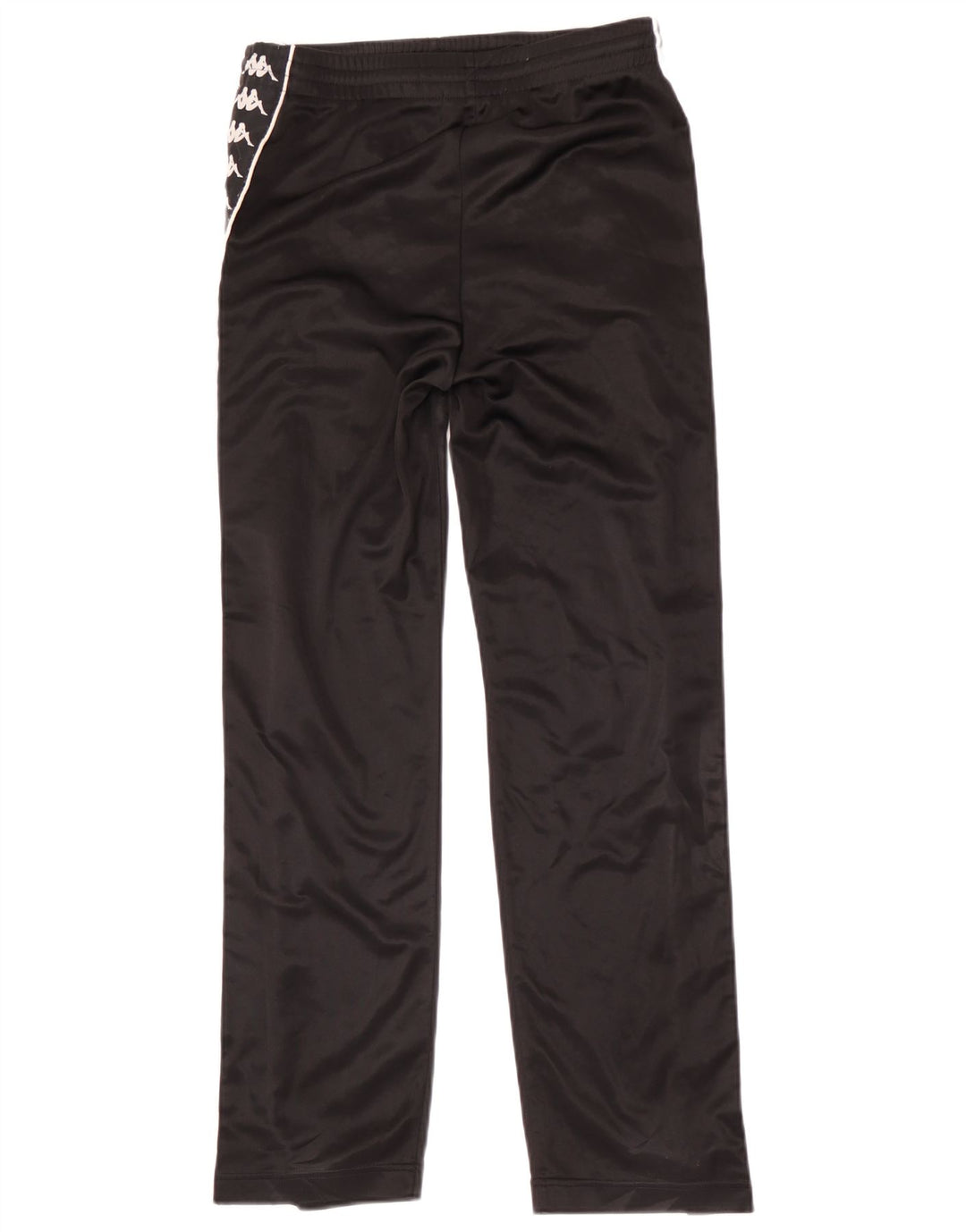 Pantaloni da tuta con grafica Kappa da uomo piccoli in poliestere nero