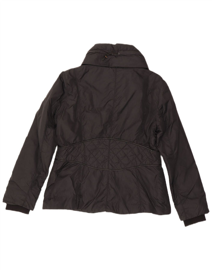 Giacca trapuntata da donna Zara UK 18 XL poliestere nero