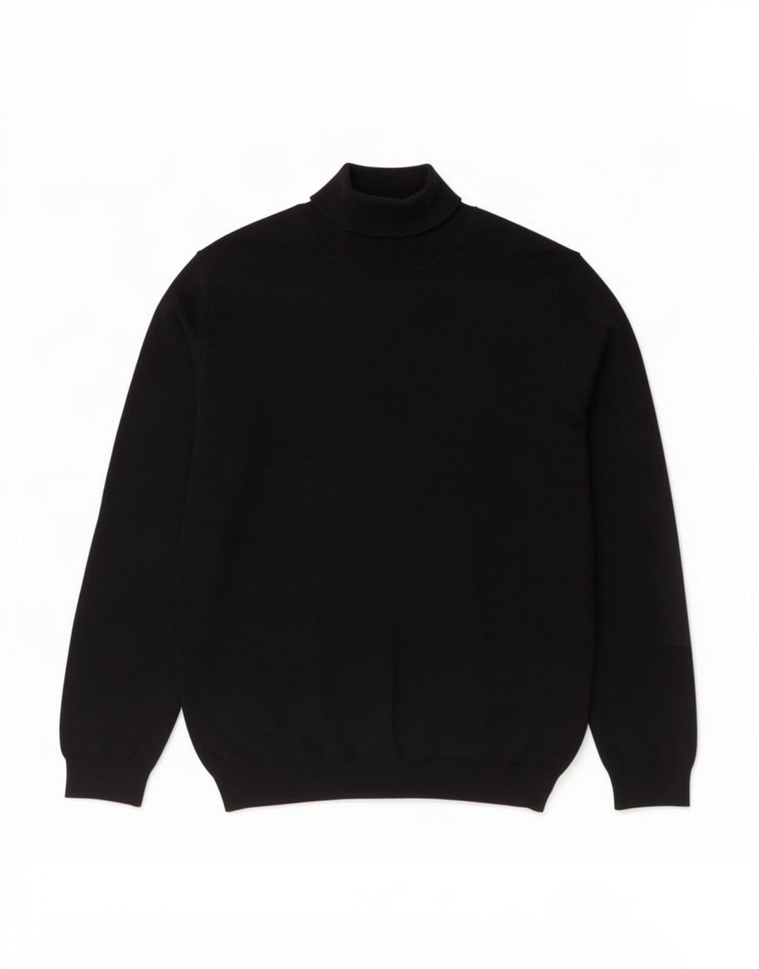 Maglione maglione collo alto da uomo Zara in acrilico blu navy medio