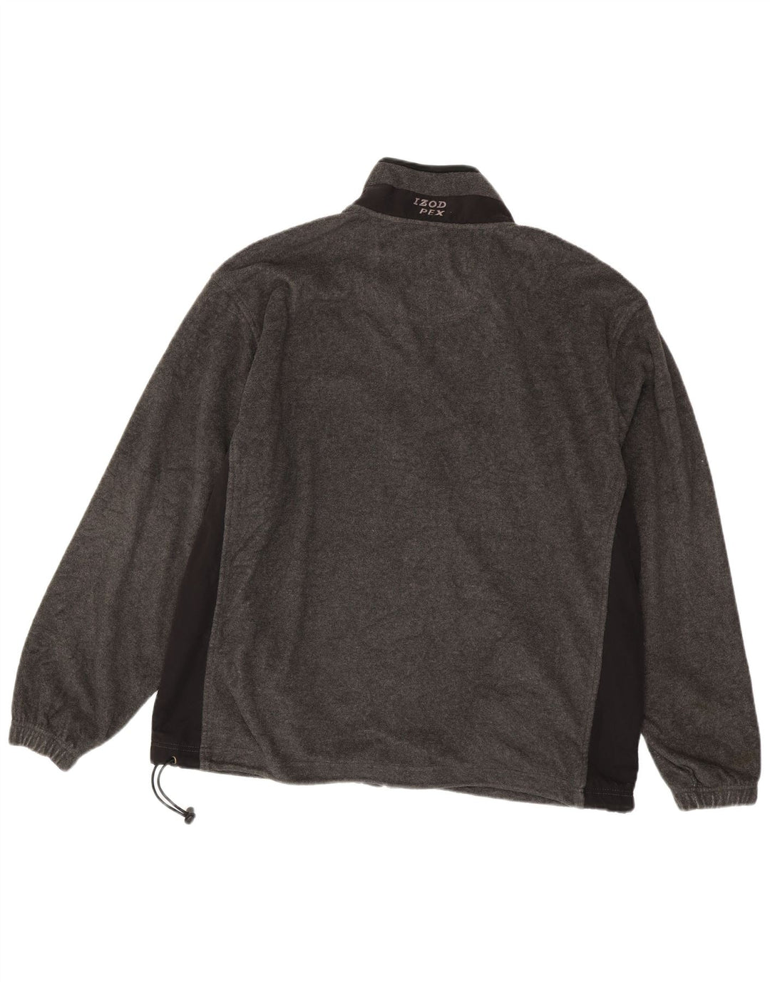 Giacca in pile da uomo Izod UK 44 2XL Poliestere color block grigio