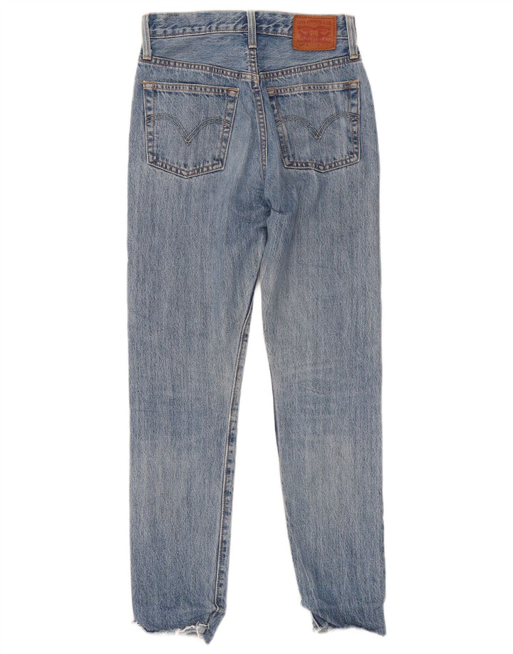 Jeans dritti Levi's 501 da donna W23 L27 cotone blu