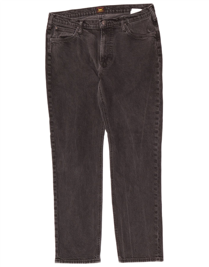 Jeans dritti West da uomo Lee W36 L34 cotone nero