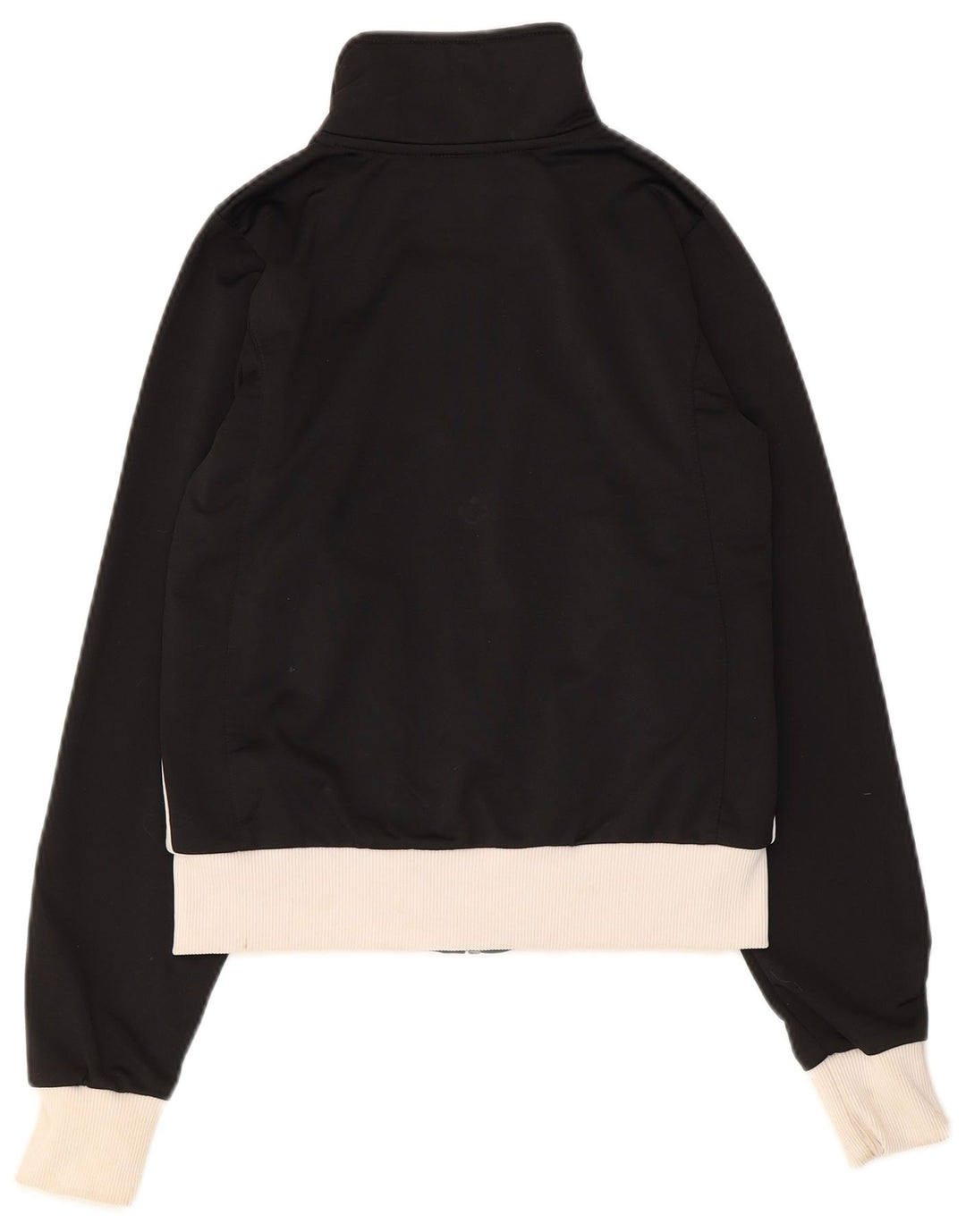 Giacca corta della tuta da donna Nike UK 8/10 Small Black Colourblock