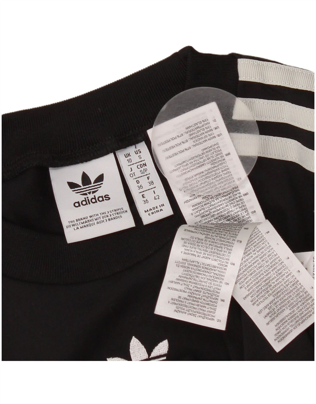 Body da donna Adidas UK 10 piccolo poliestere nero