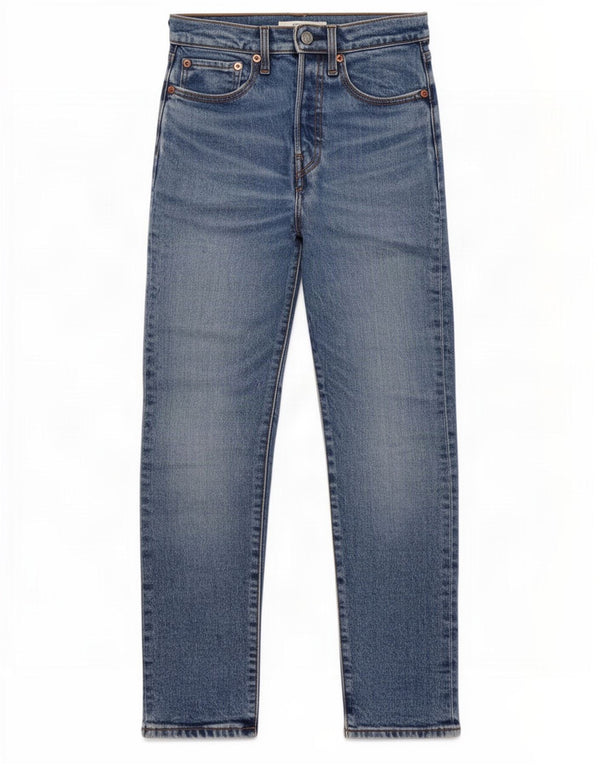 Jeans dritti Wedgie da donna Levi's W25 L27 cotone blu